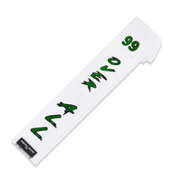 Football Streamer Towel – No Fly Zone 99 White & Green | HighlightFactoryATL