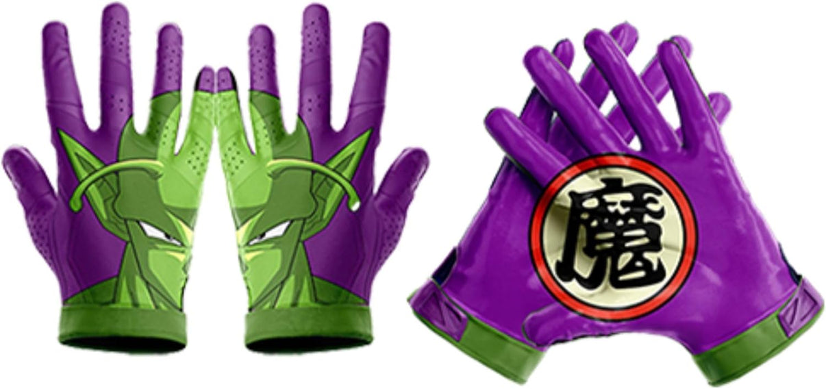 Anime P - Football Gloves for Youth and Adult - Ultra Grip Wide Receiver Gloves - Superior Support and Protection - Adult and Youth Sizes