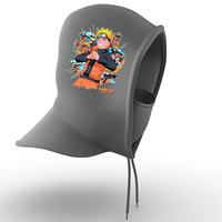 "Anime N" - Swag Hoodies - Pullover with Face Mask, Adjustable Drawstring - Versatile Sportswear