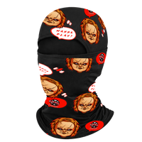 Wanna Play? - Shiesty Ski Face Mask - Full Face UV Protection & Windproof Balaclava for Men & Women - Ideal for Motorcycle, Skiing & Snowboarding White