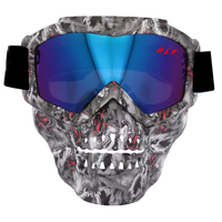 HLF Goggle "Black & Gray" SKULL
