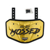 You Got Mossed - Lower Back Protection for Shoulder Pads - Back Bone Protector Shield Backplate for Youth & Adult