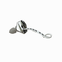 Silver Chrome  & White Feed Me Mouthpiece| HighlightFactoryATL